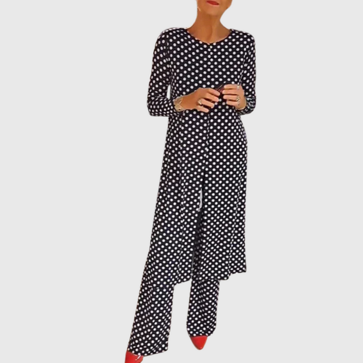Nikolina - Delightful Polka Dot Jumpsuit