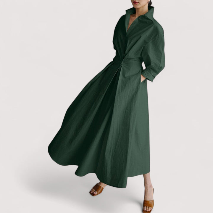 Marica - Elegant Long Dress, Stylish Comfort