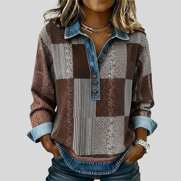 Dieneke | Patchwork Blouse