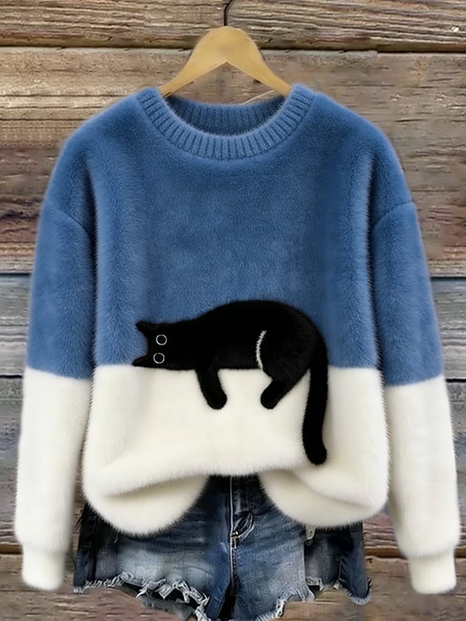 Chic Cat Sweater