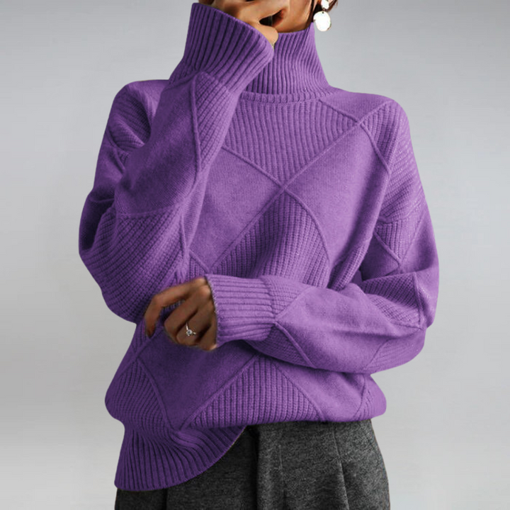 Lauren | Luxurious Cashmere Roll Neck Sweater