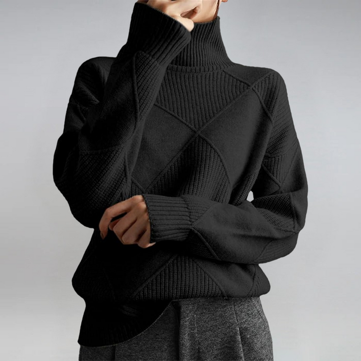 Lauren | Luxurious Cashmere Roll Neck Sweater