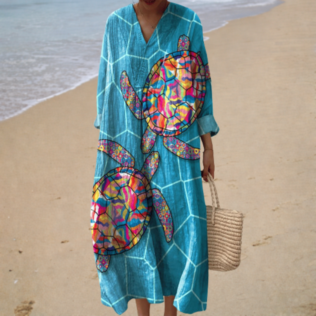 Chic Printed Summer Dress