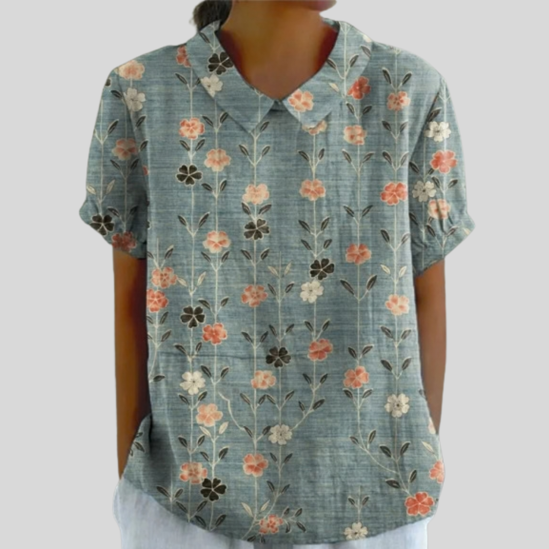 Elegant Floral Top for Comfortable Wear