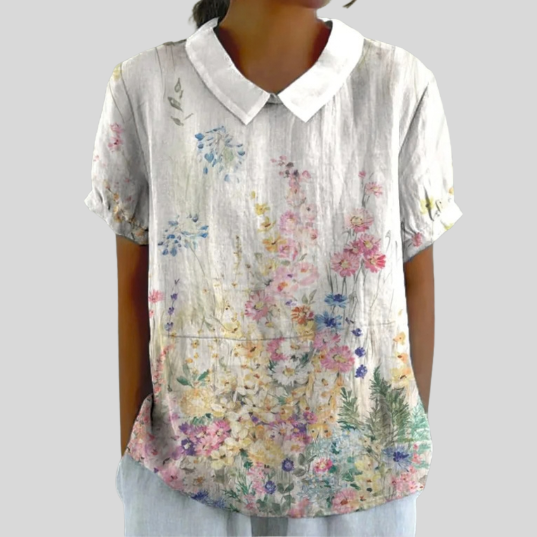 Elegant Floral Top – Comfortable Style