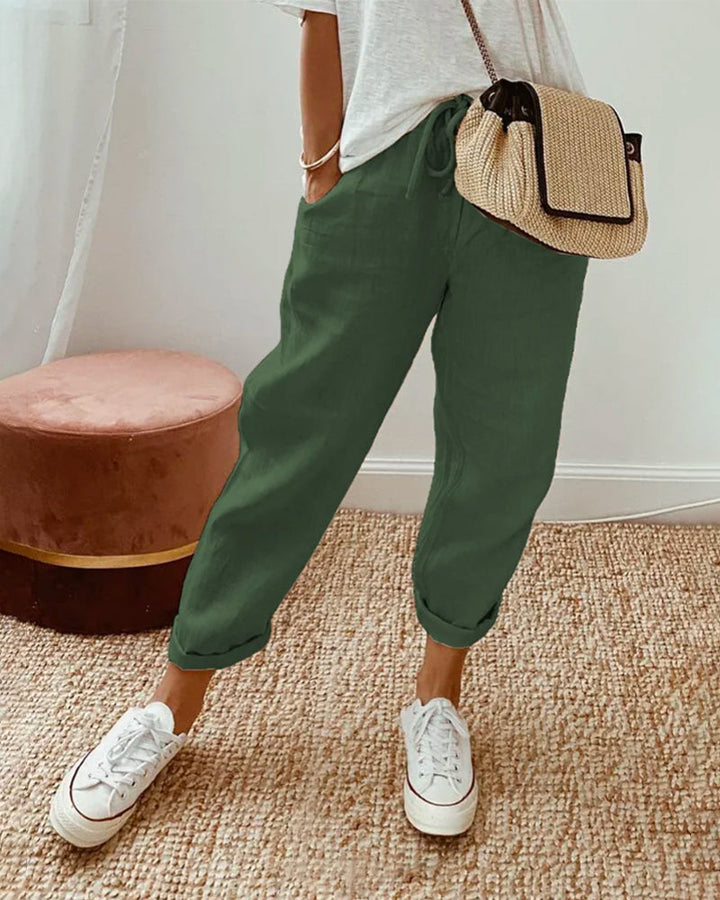 Elegant Fluid Trousers with Comfort