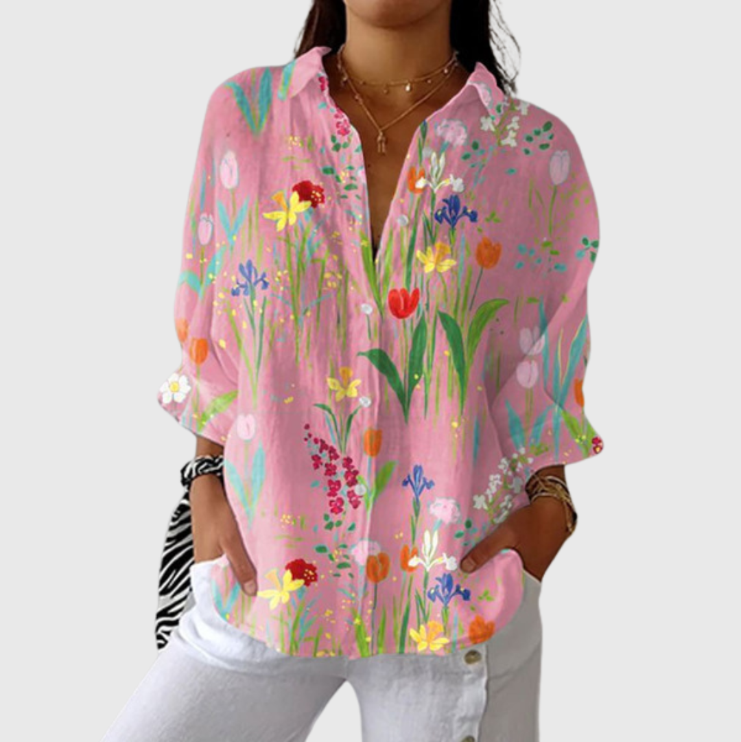 Vibrant Printed Blouse