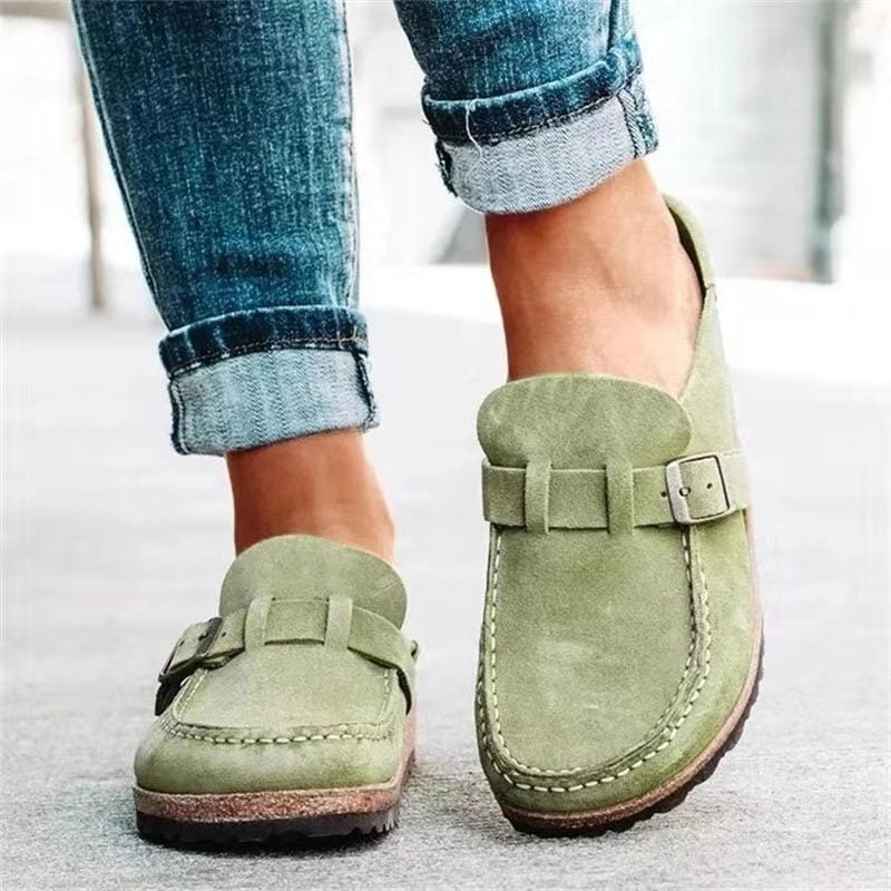 Lyra - Suede Leather Orthopaedic Loafers