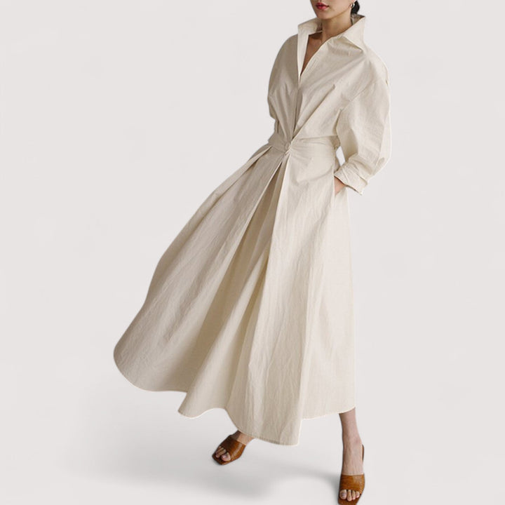 Marica - Elegant Long Dress, Stylish Comfort