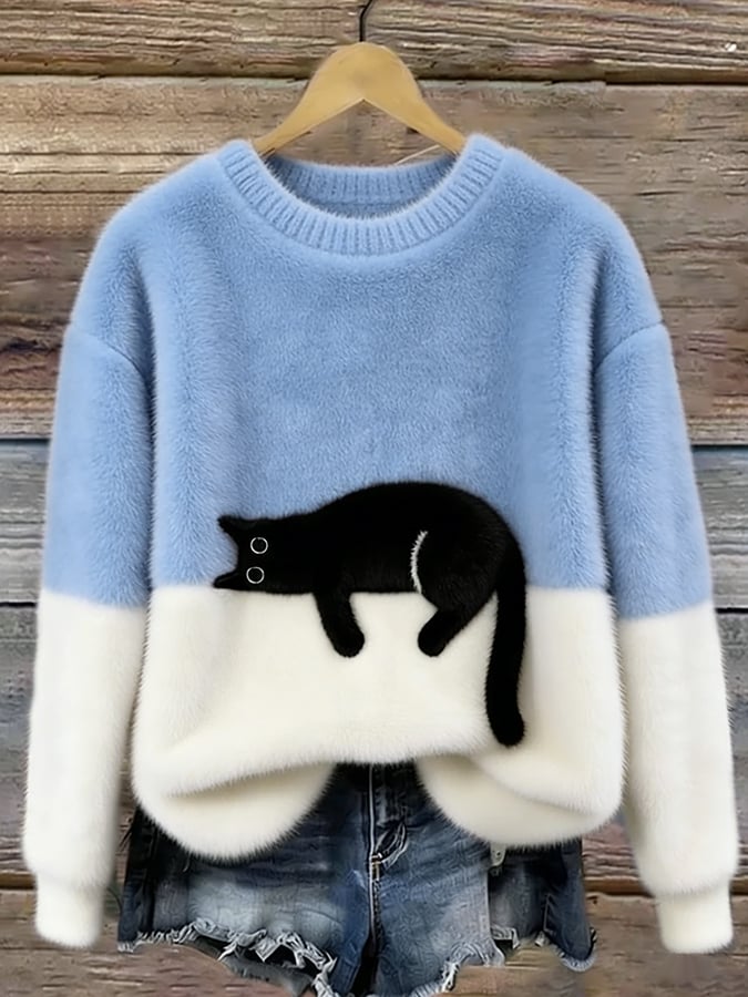Chic Cat Sweater
