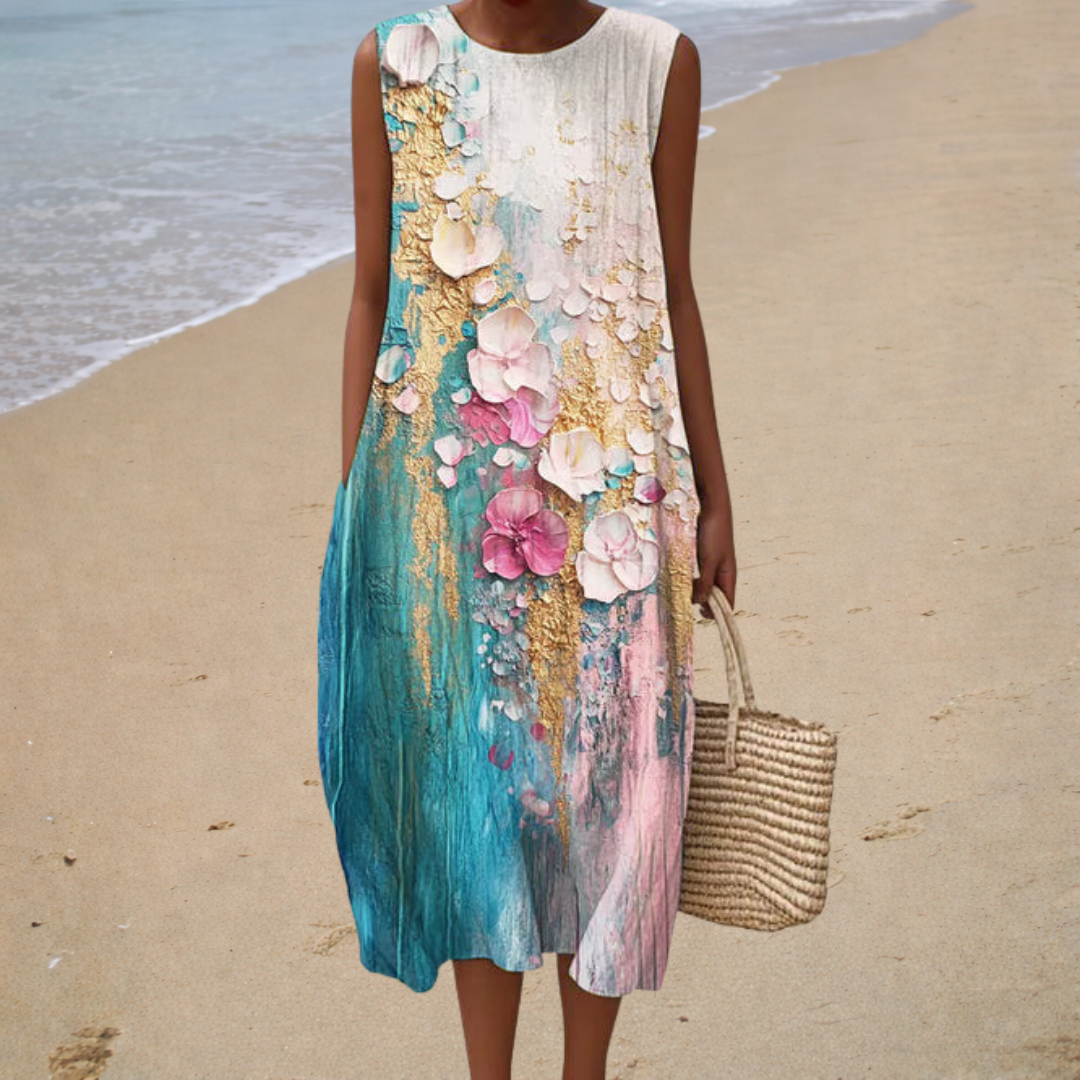 Relaxed Sleeveless Summer Dress
