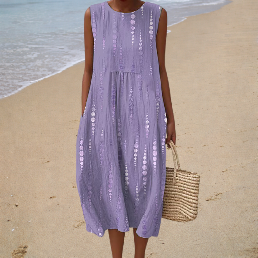 Relaxed Sleeveless Summer Dress
