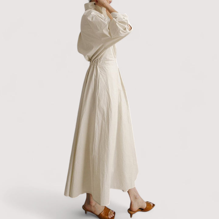 Marica - Elegant Long Dress, Stylish Comfort