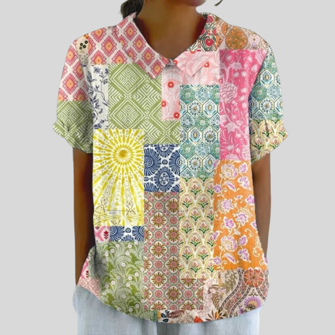 Floral Elegant Comfort Top