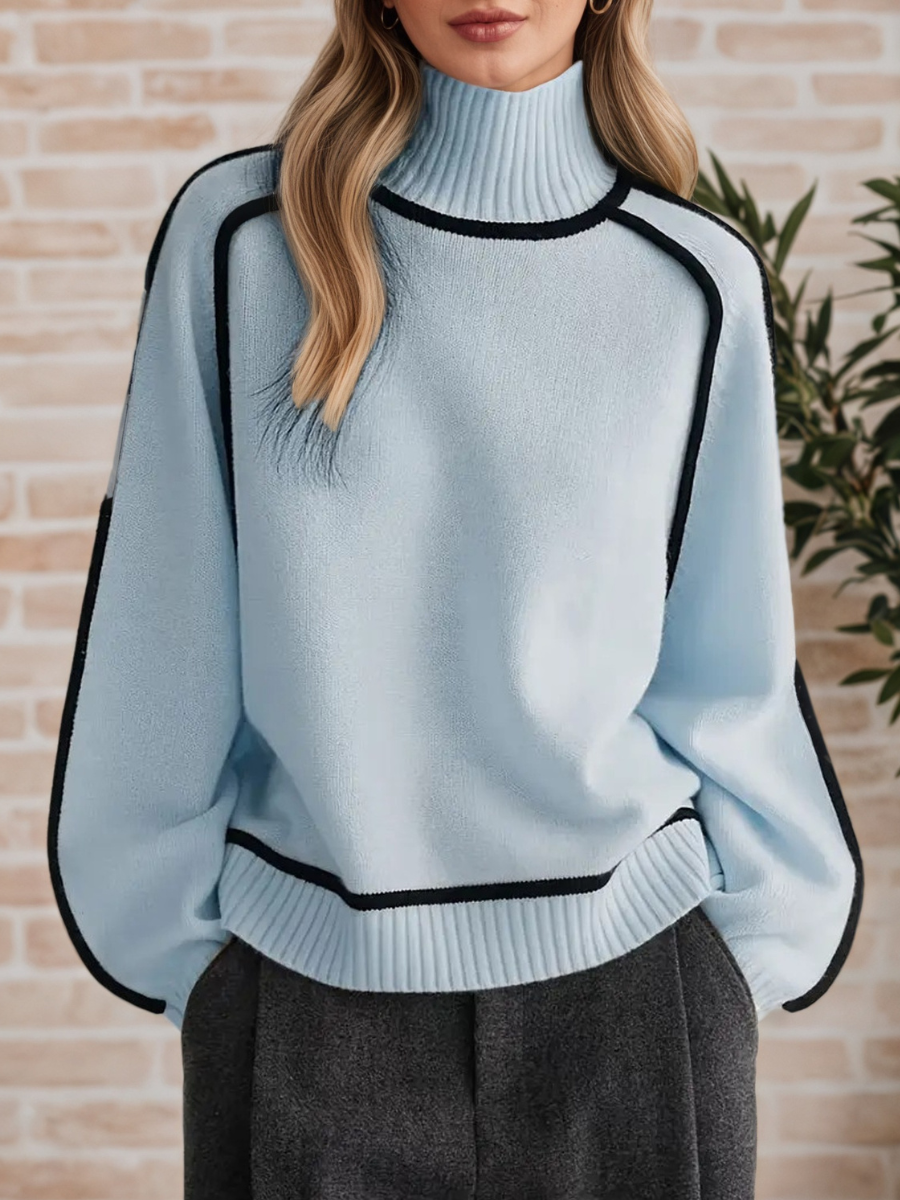 Donna | Sophisticated High Neck Jumper