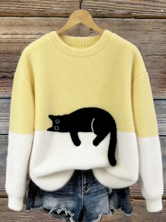 Chic Cat Sweater