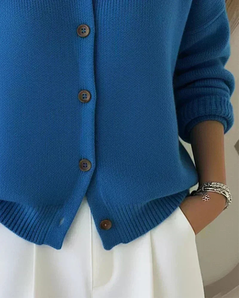 Vega | Collared Knitted Jacket