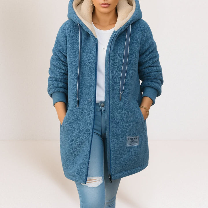 Isa | Soft Hooded Jacket with cosy Lining