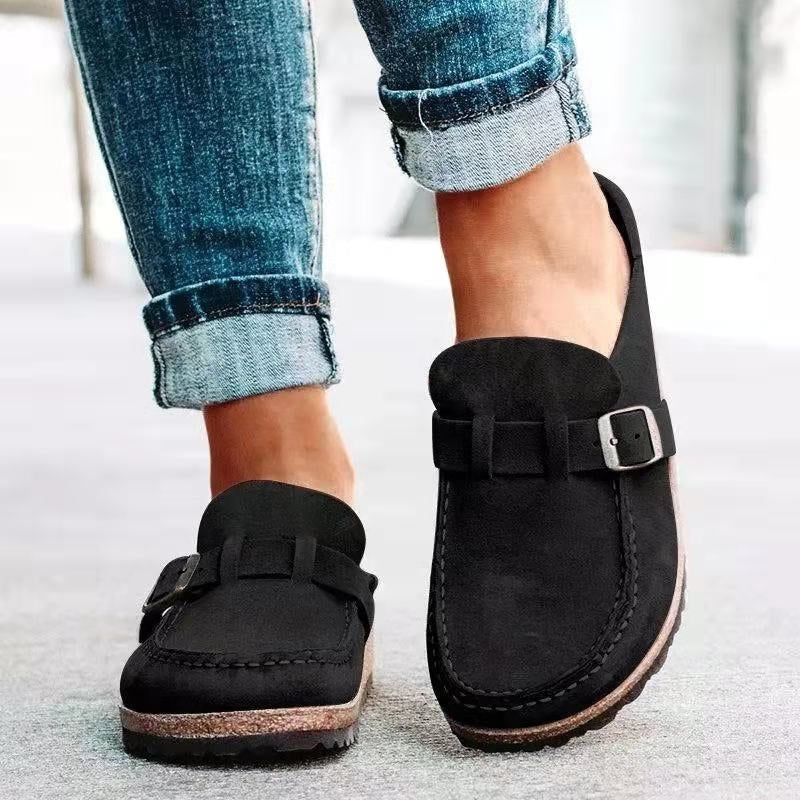 Lyra - Suede Leather Orthopaedic Loafers