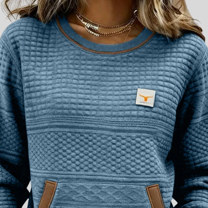 Roelie | Luxe Colourblock Knit Sweater