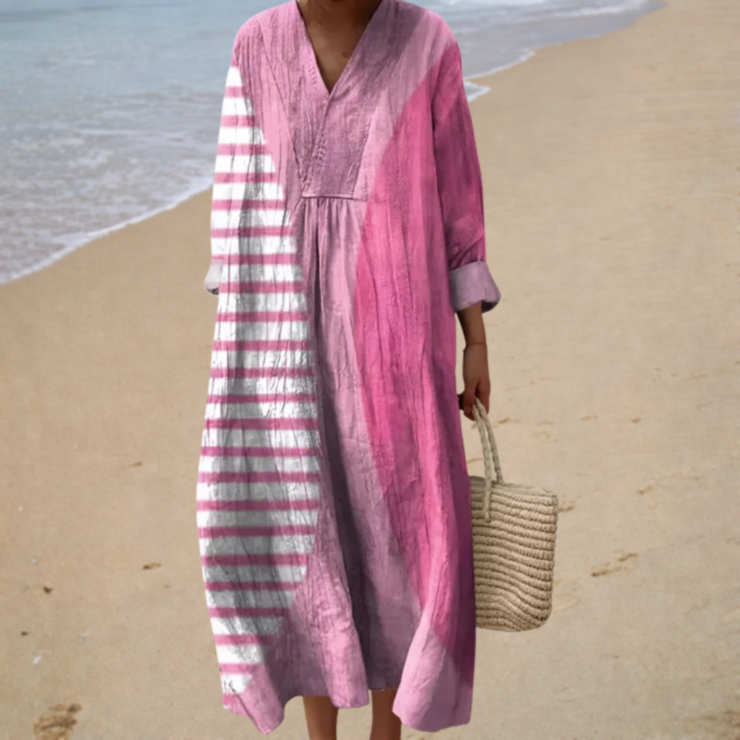 Contemporary Printed Summer Dress