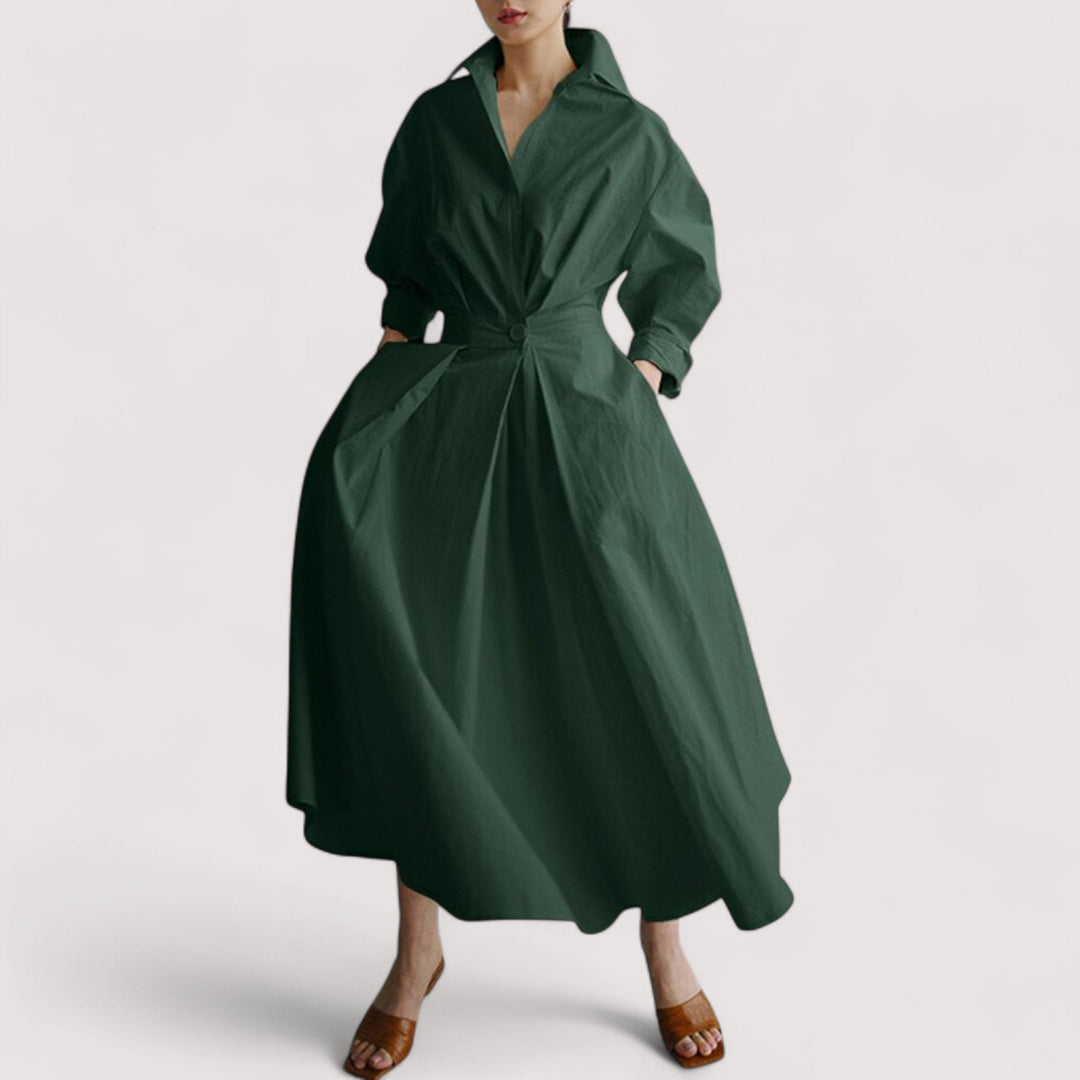 Marica - Elegant Long Dress, Stylish Comfort