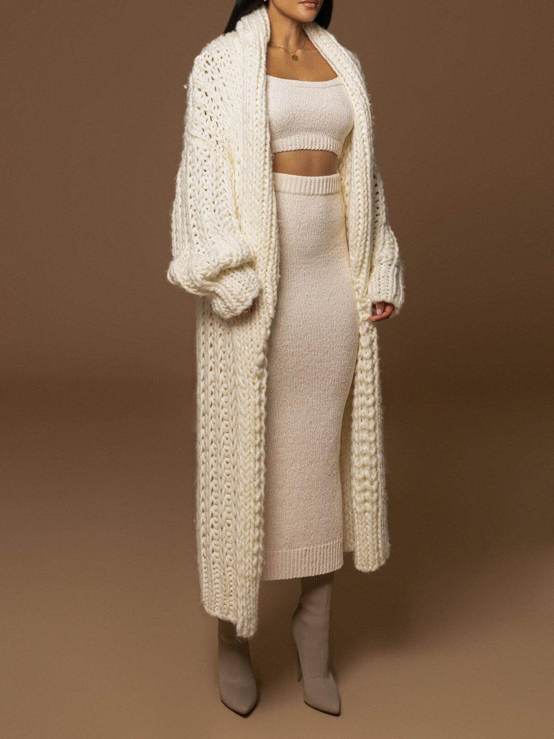 Ivory™ | Knitted Coat