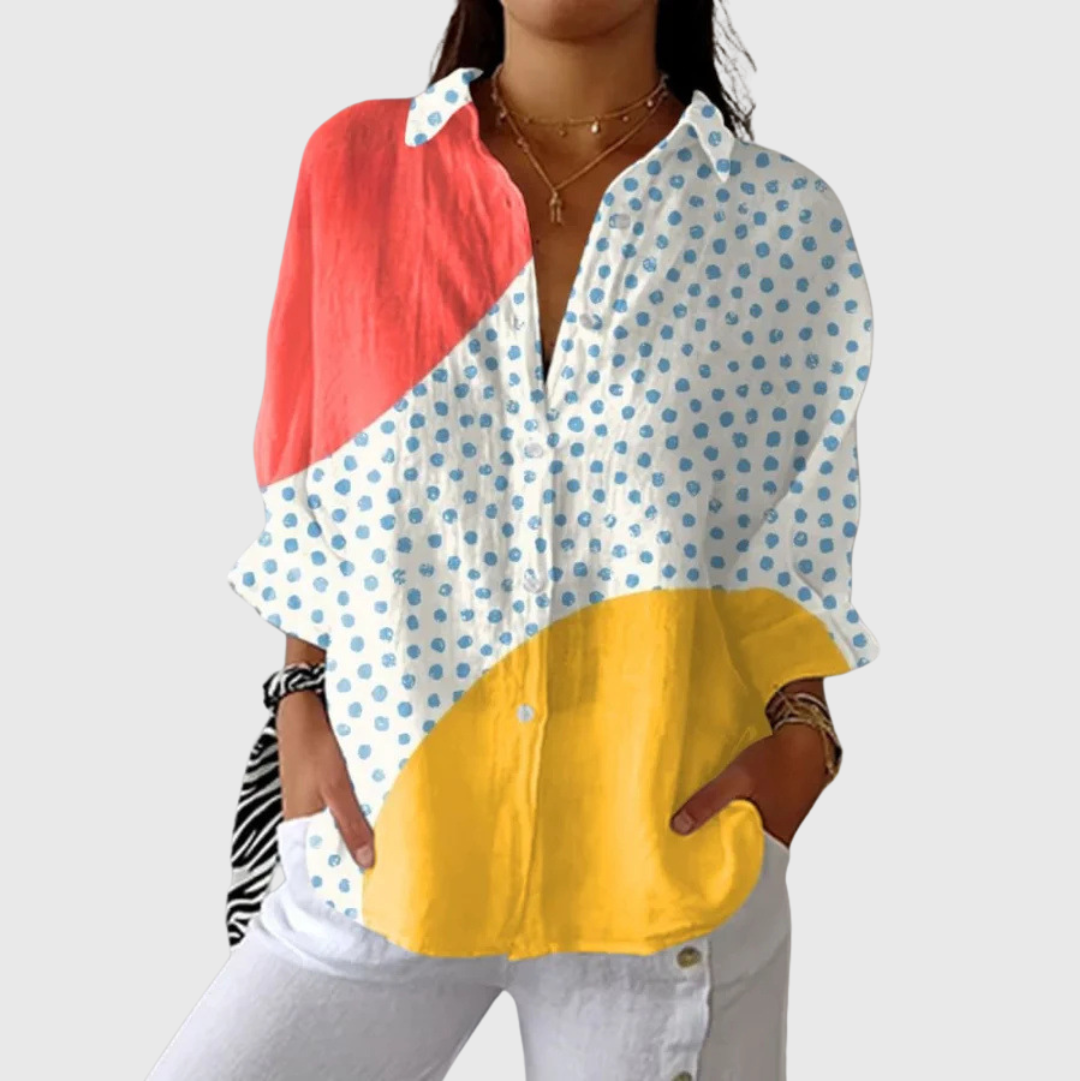 Bright and Colourful Printed Blouse
