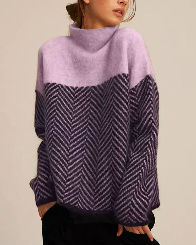 Norah | Cotton High-Neck Jumper