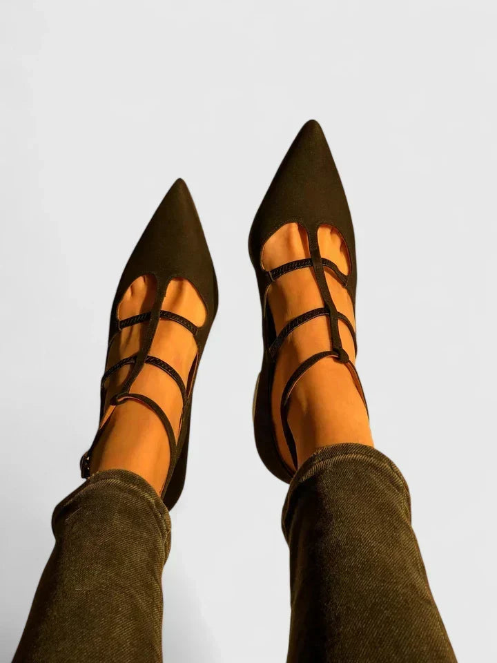 Aurea - Comfortable Wide Heeled Shoes