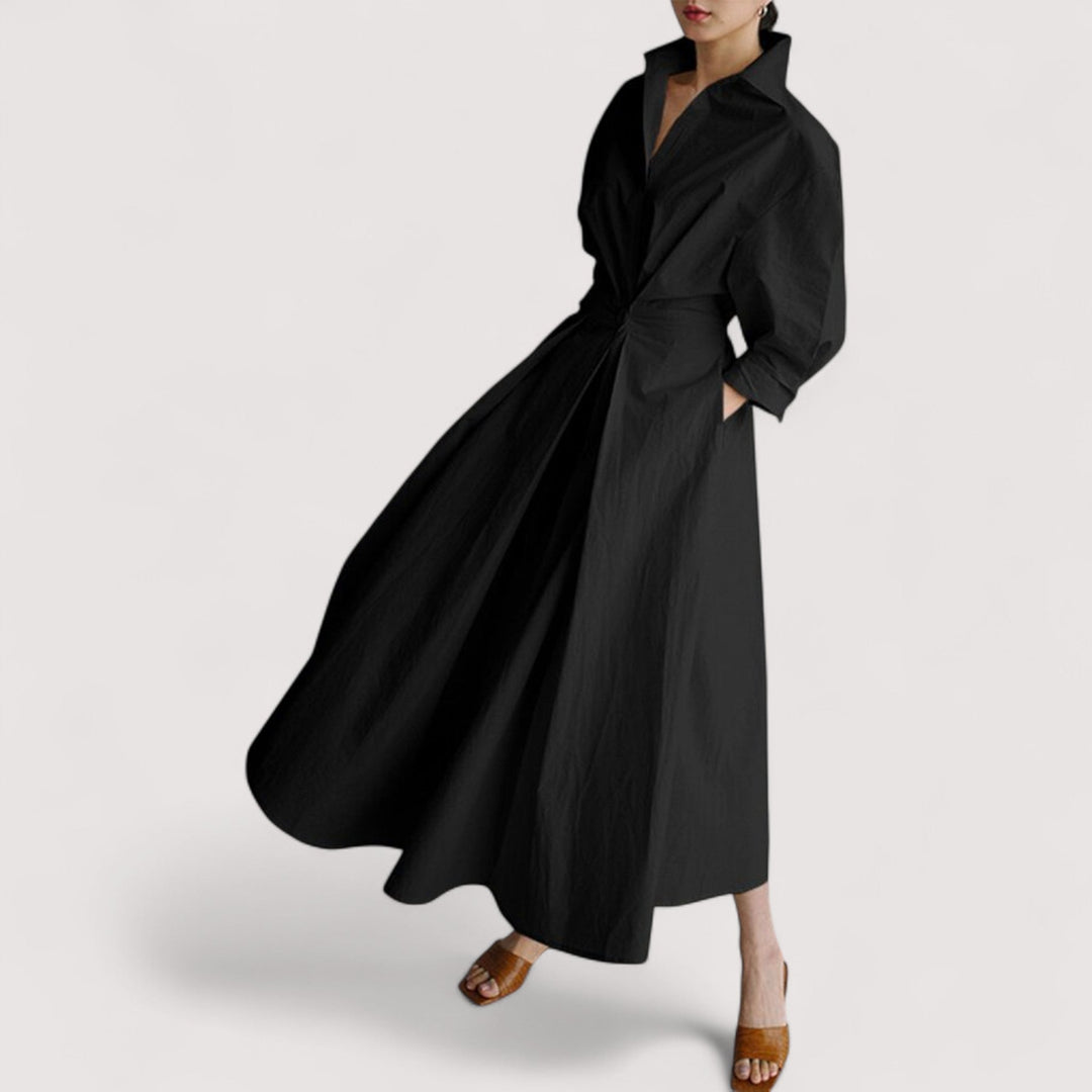 Marica - Elegant Long Dress, Stylish Comfort