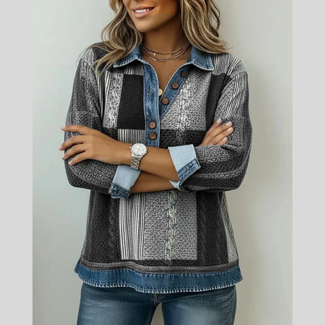 Dieneke | Patchwork Blouse
