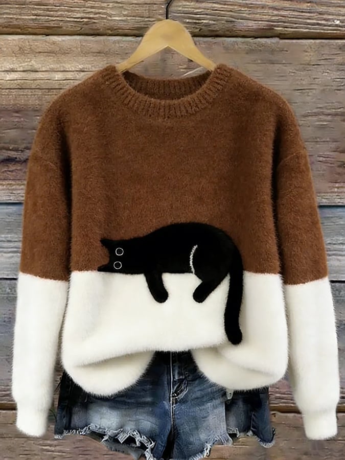 Chic Cat Sweater