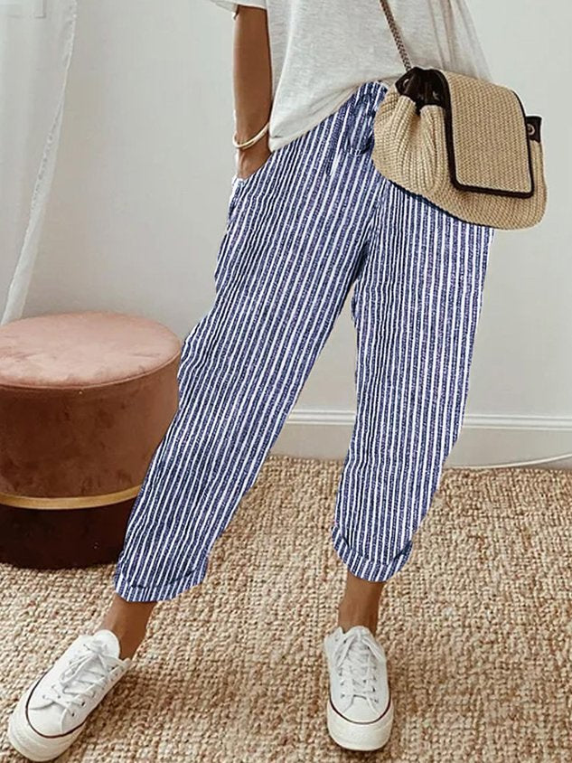 Elegant Fluid Trousers with Comfort