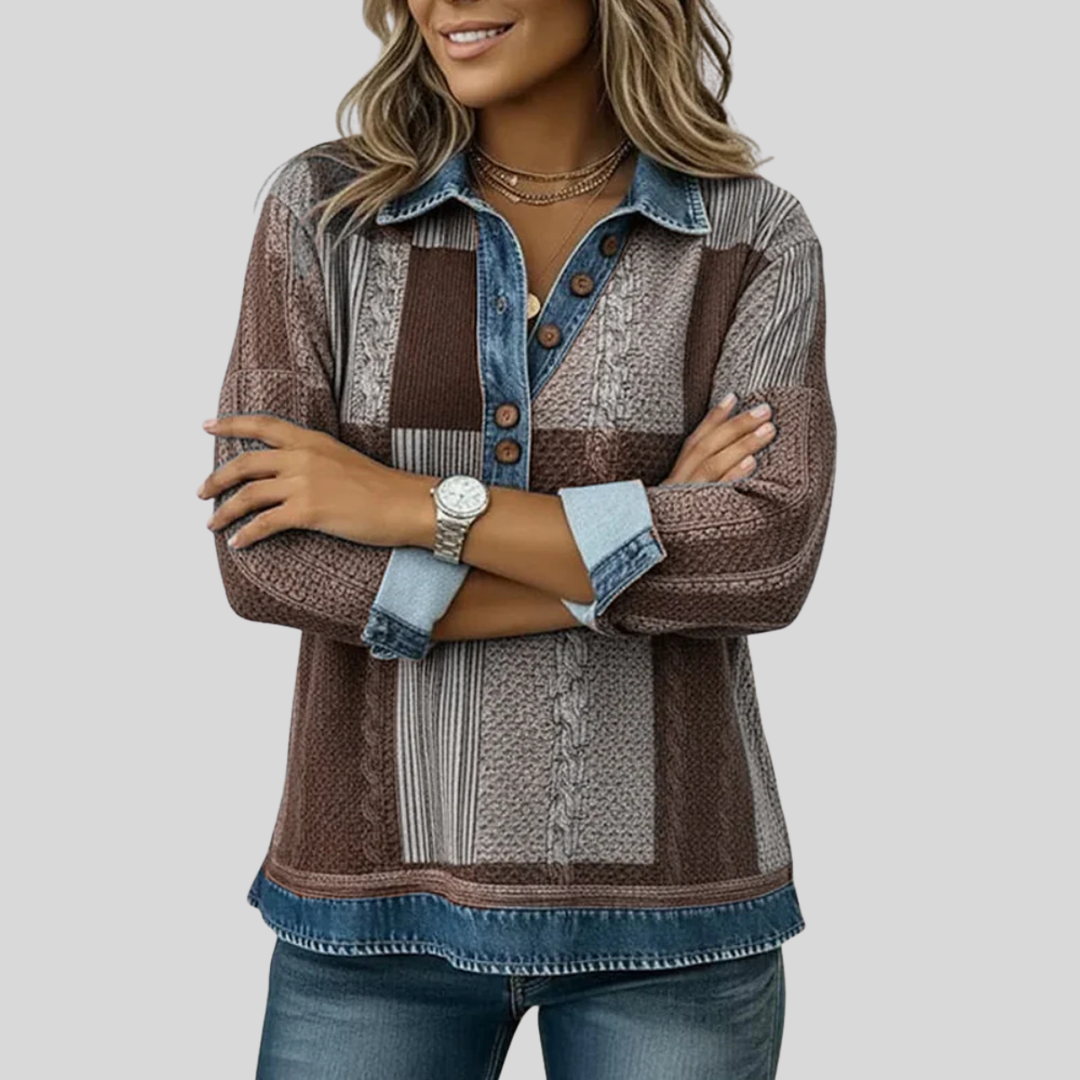 Dieneke | Patchwork Blouse