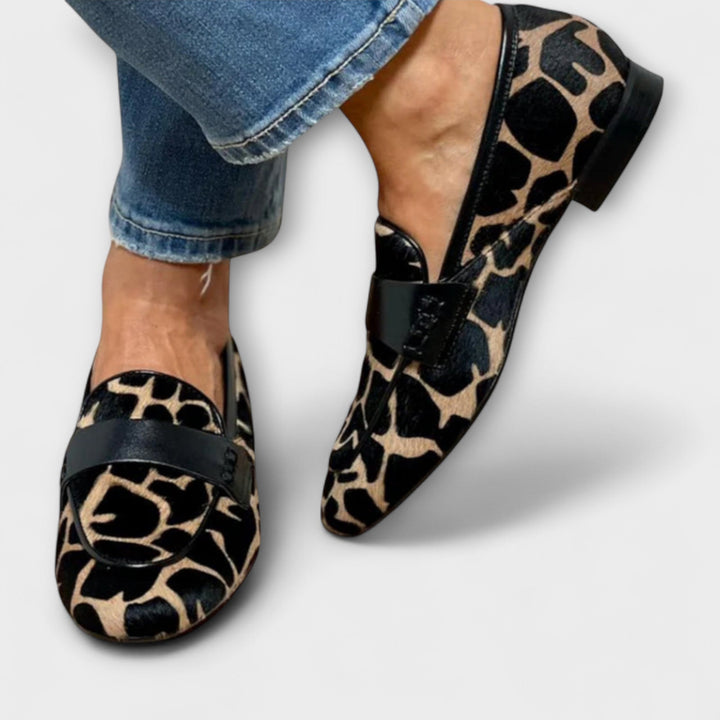 Léonie™ | Leopard Print Moccasins
