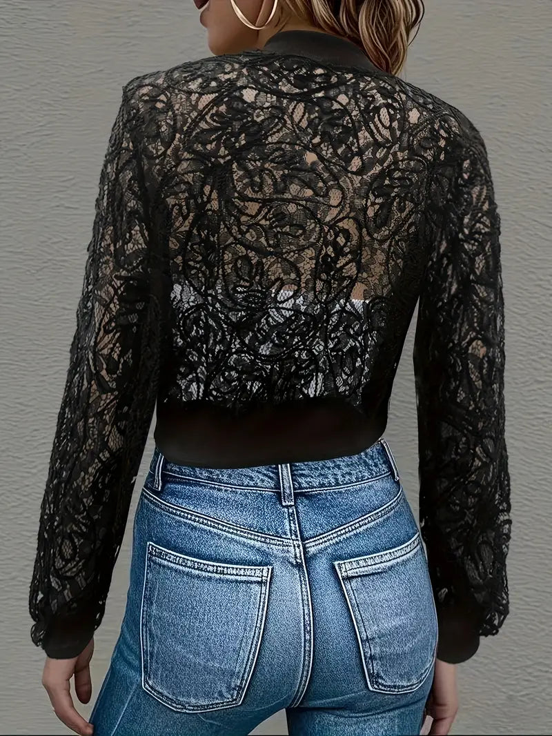 Colette | Short Lace Blazer