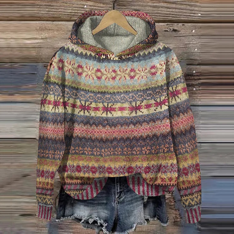 Gaby | Ethnic Retro Sweatshirt