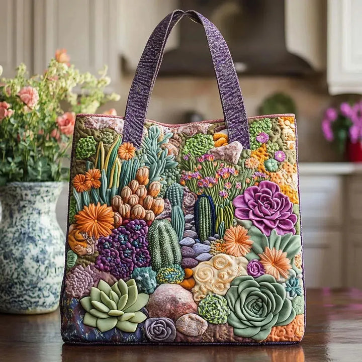 Succulent Garden Artisan Bag