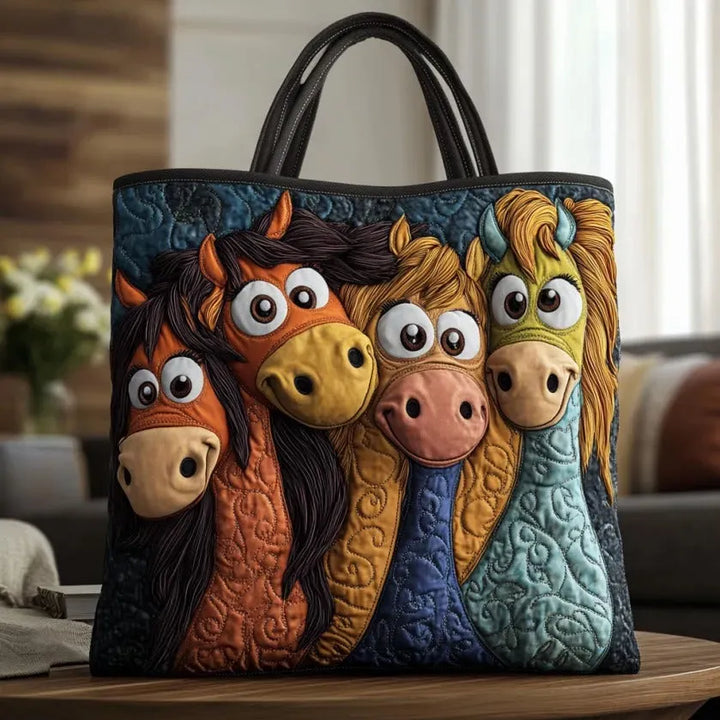 Handcrafted Bag - Playful Ponies Collection