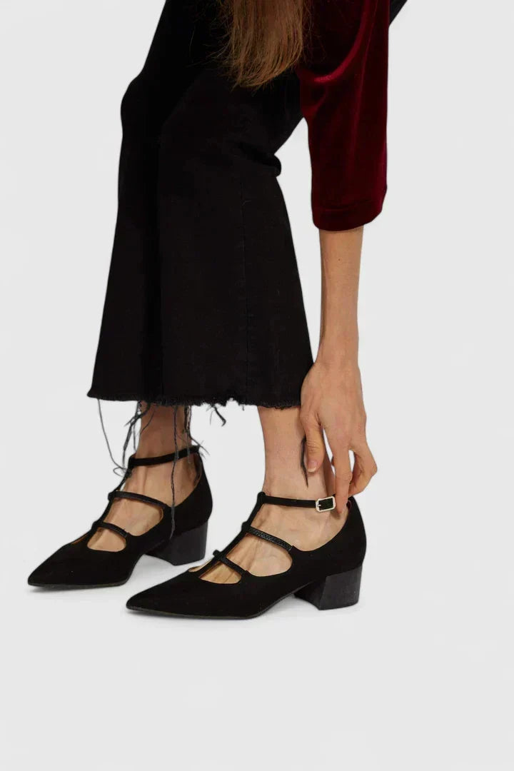 Aurea - Comfortable Wide Heeled Shoes