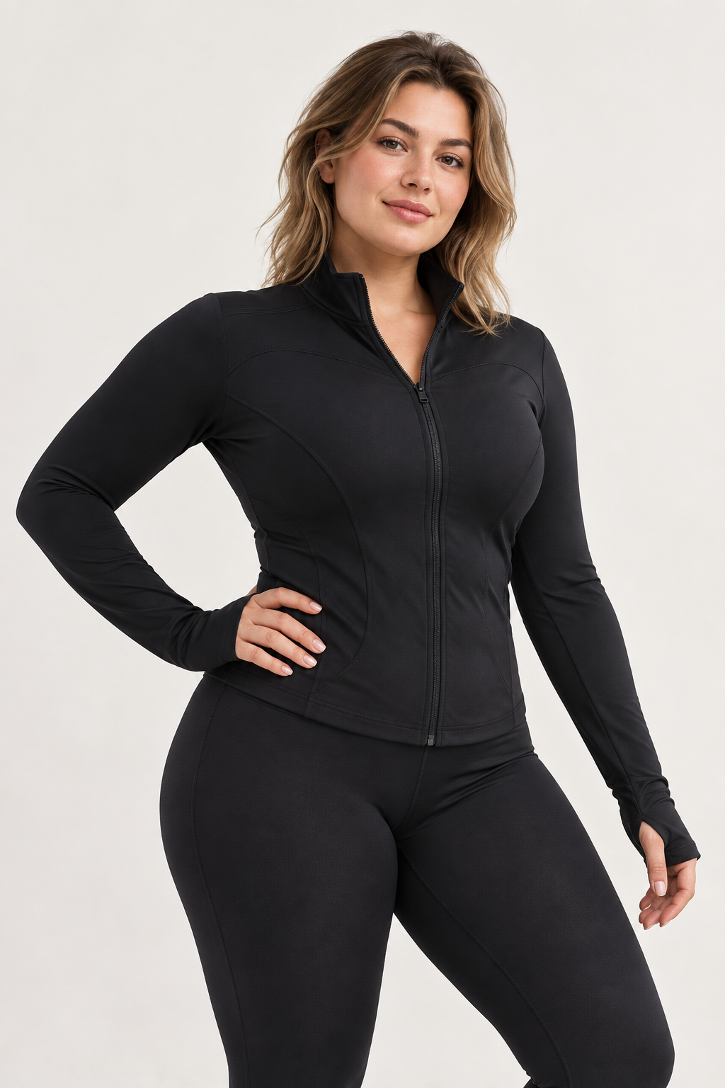 Leonie™ | Fitted Zip-Up Sports Jacket