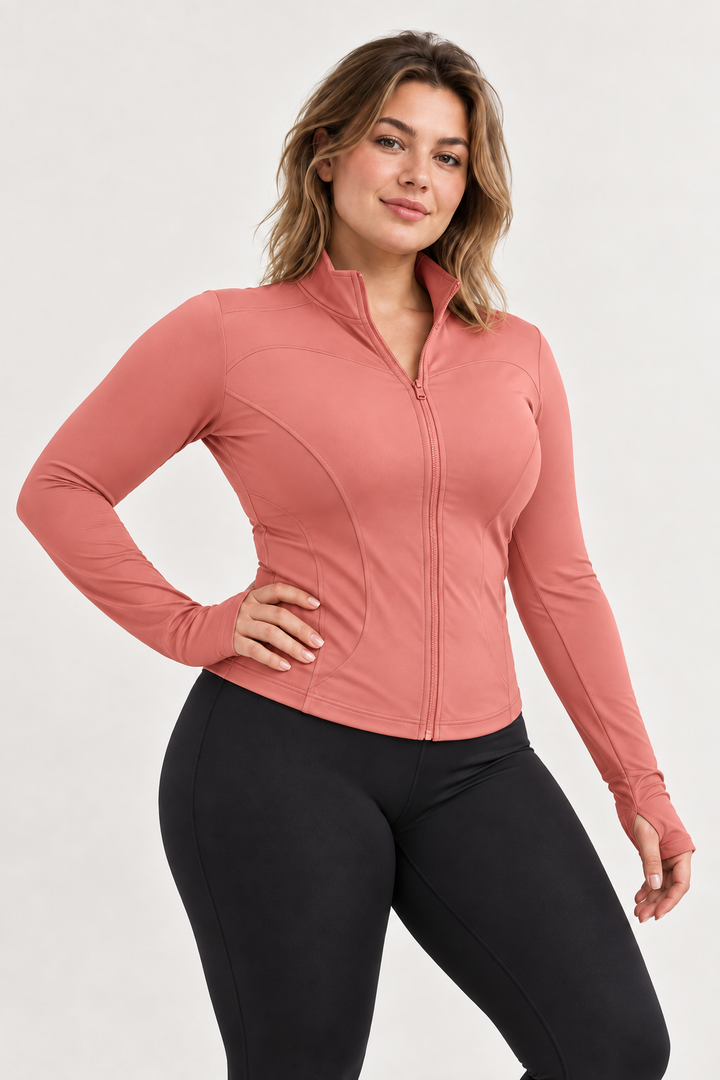 Leonie™ | Fitted Zip-Up Sports Jacket