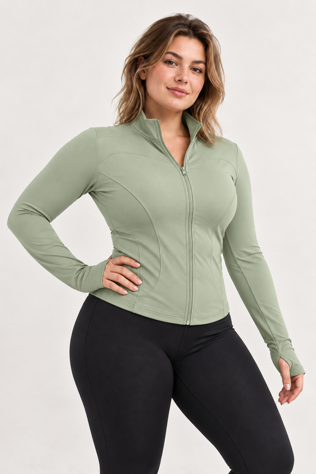 Leonie™ | Fitted Zip-Up Sports Jacket
