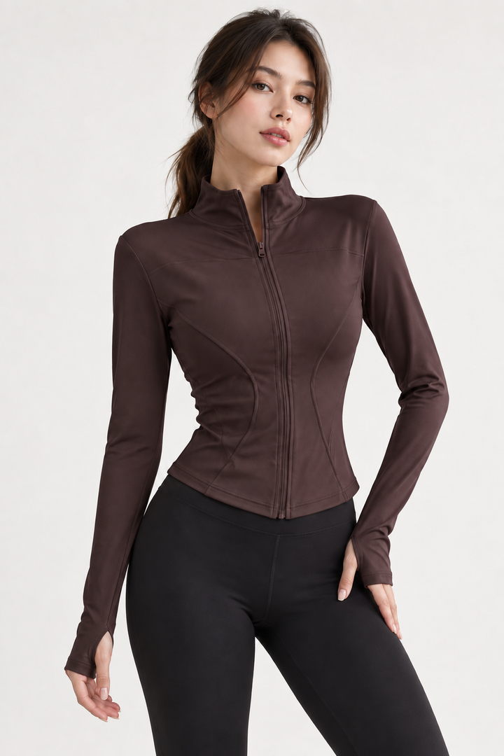Leonie™ | Fitted Zip-Up Sports Jacket