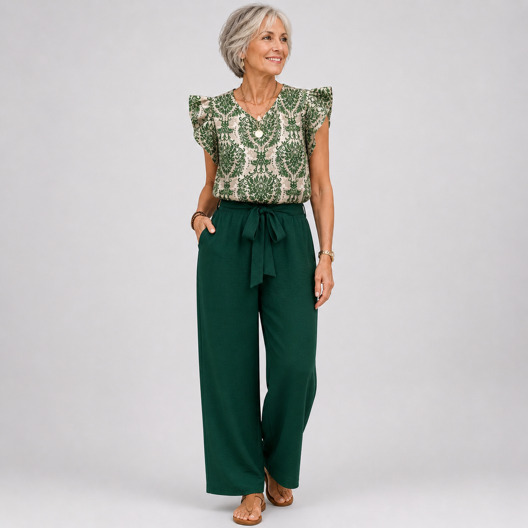 Amelia | Elegant Paisley Co-Ord Set