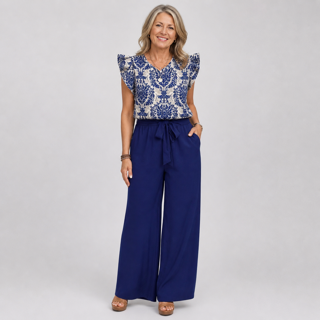 Amelia | Elegant Paisley Co-Ord Set
