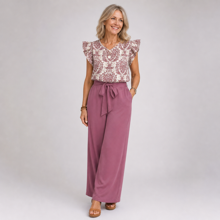 Amelia | Elegant Paisley Co-Ord Set