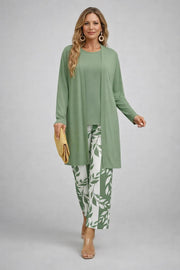 Green and White