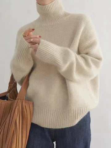 Amaya | Luxurious Cashmere Roll Neck Sweater